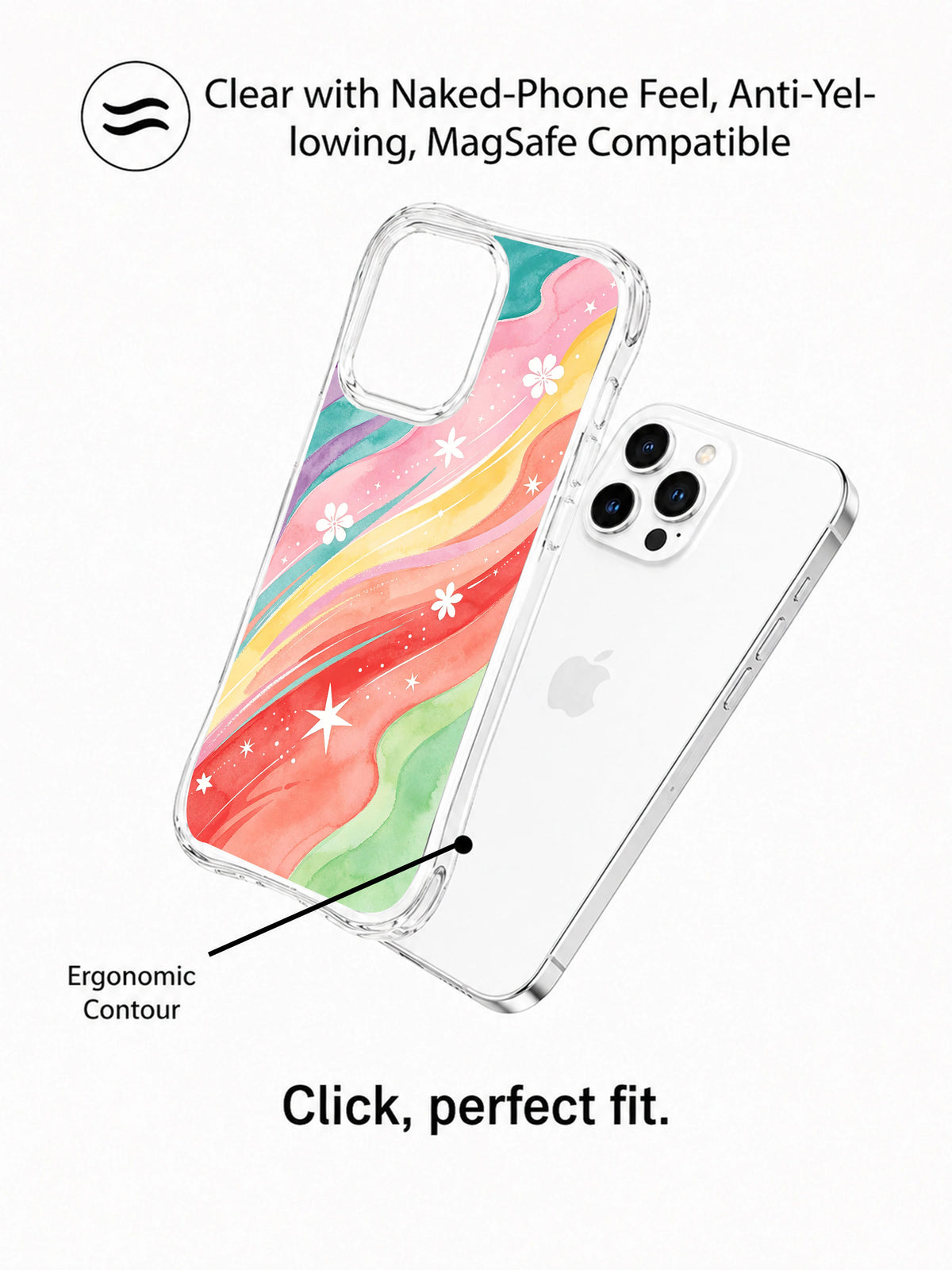 Supplied marketing graphic with unverified protection, fit or MagSafe statements