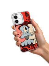 The Soft Landing Hug iPhone 17 case shown in hand