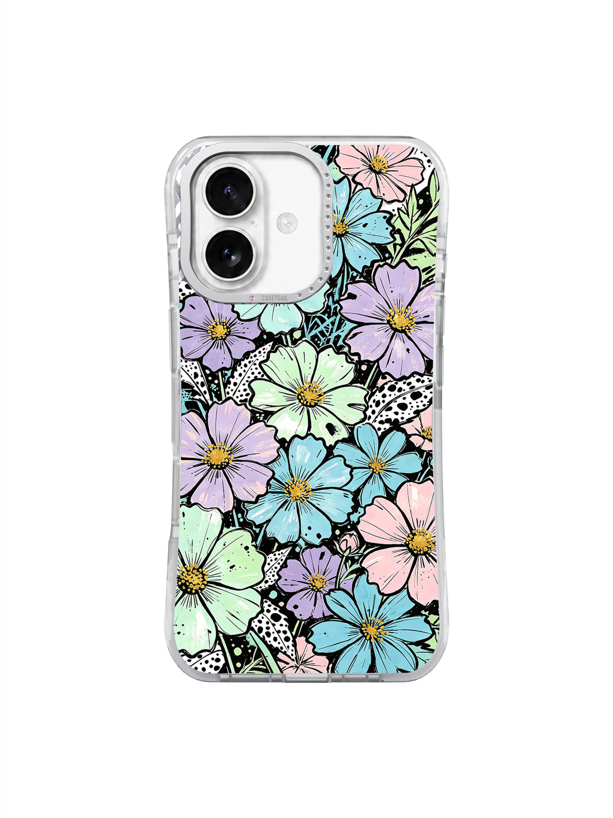 Pastel Riot Meadow iPhone 17 case