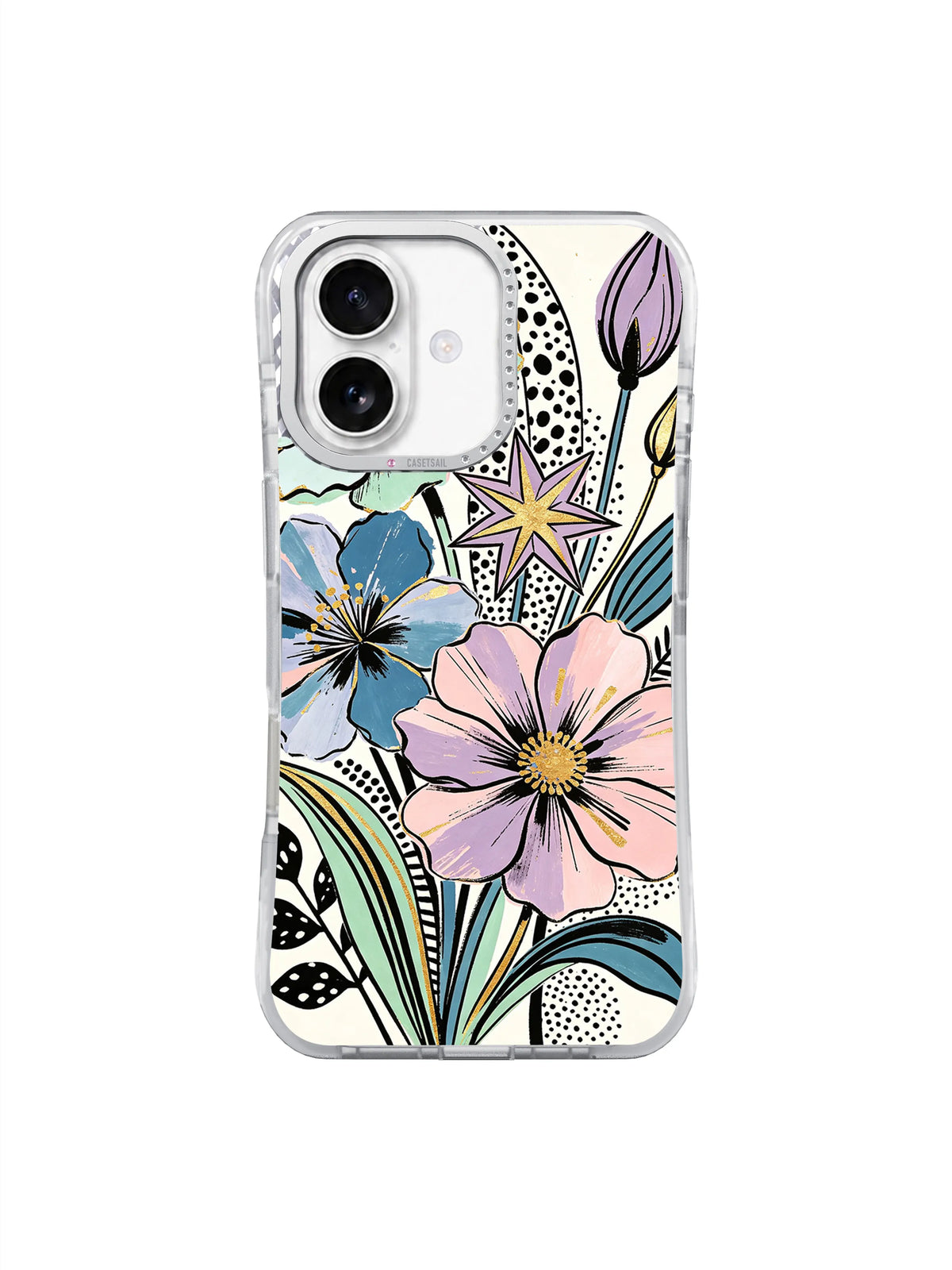 Starlight Rebel Flower iPhone 17 case