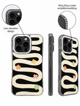 Rhinestone camera frame on Soft Rhythm Garden case