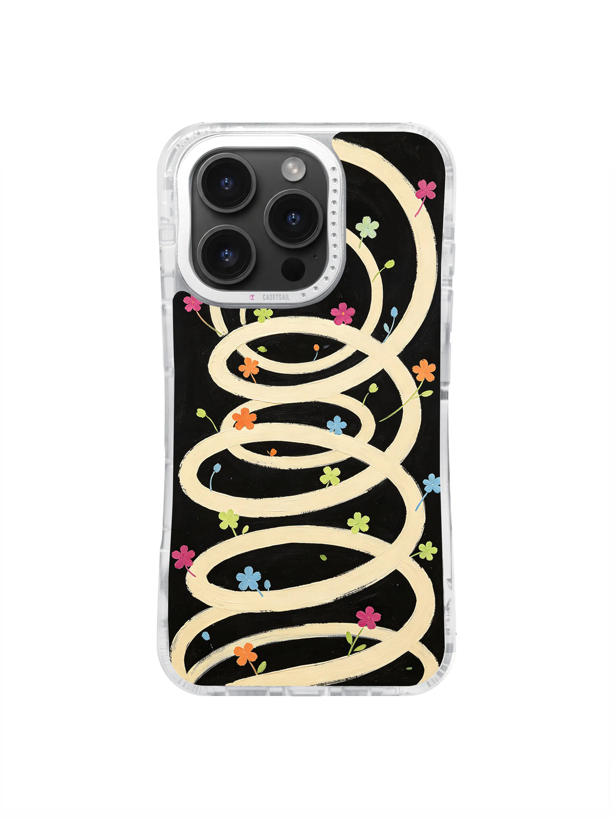 Spiral Garden Courage pattern for iPhone 16 Pro Max case