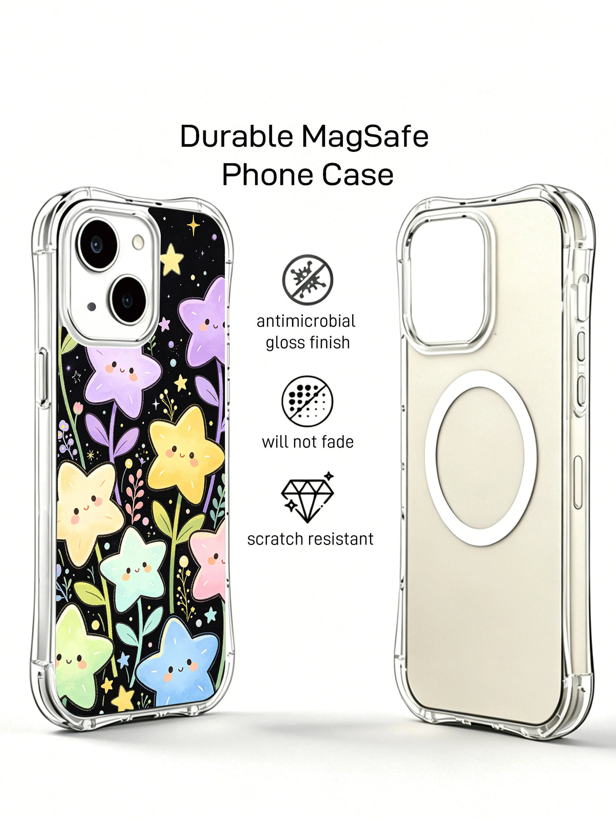 Supplied marketing graphic with unverified protection, fit or MagSafe statements