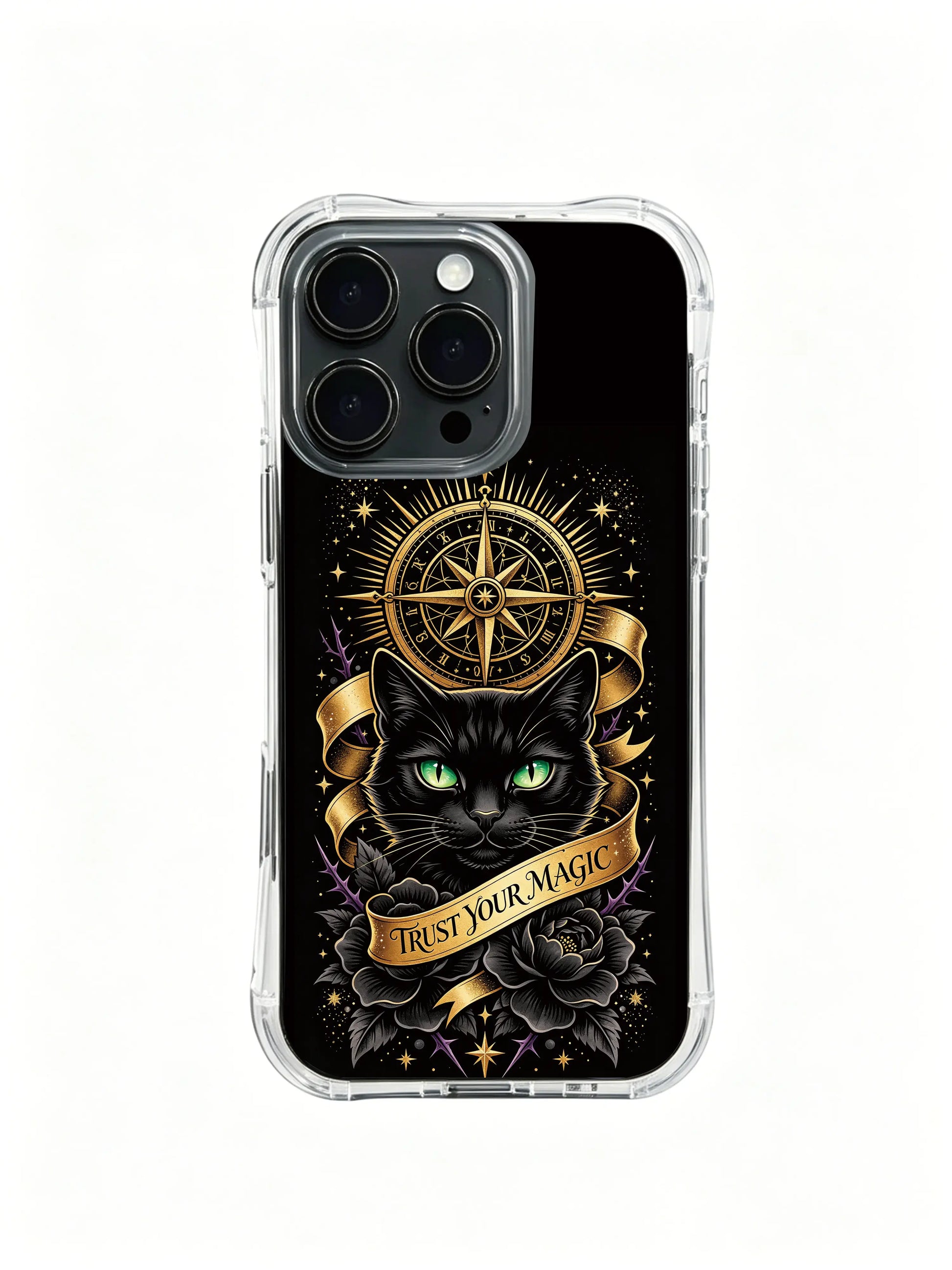 Geometric star map lynx PhoneCasing, trendy iPhone 14 Plus Case with cosmic totem vibe, drop proof sturdy mobile phone casing.