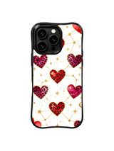Leopard Heart Constellation artwork for iPhone 16 Pro case