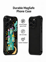 Star Orchard Observatory: Illustrated case and a second rear phone view in a promotional layout.