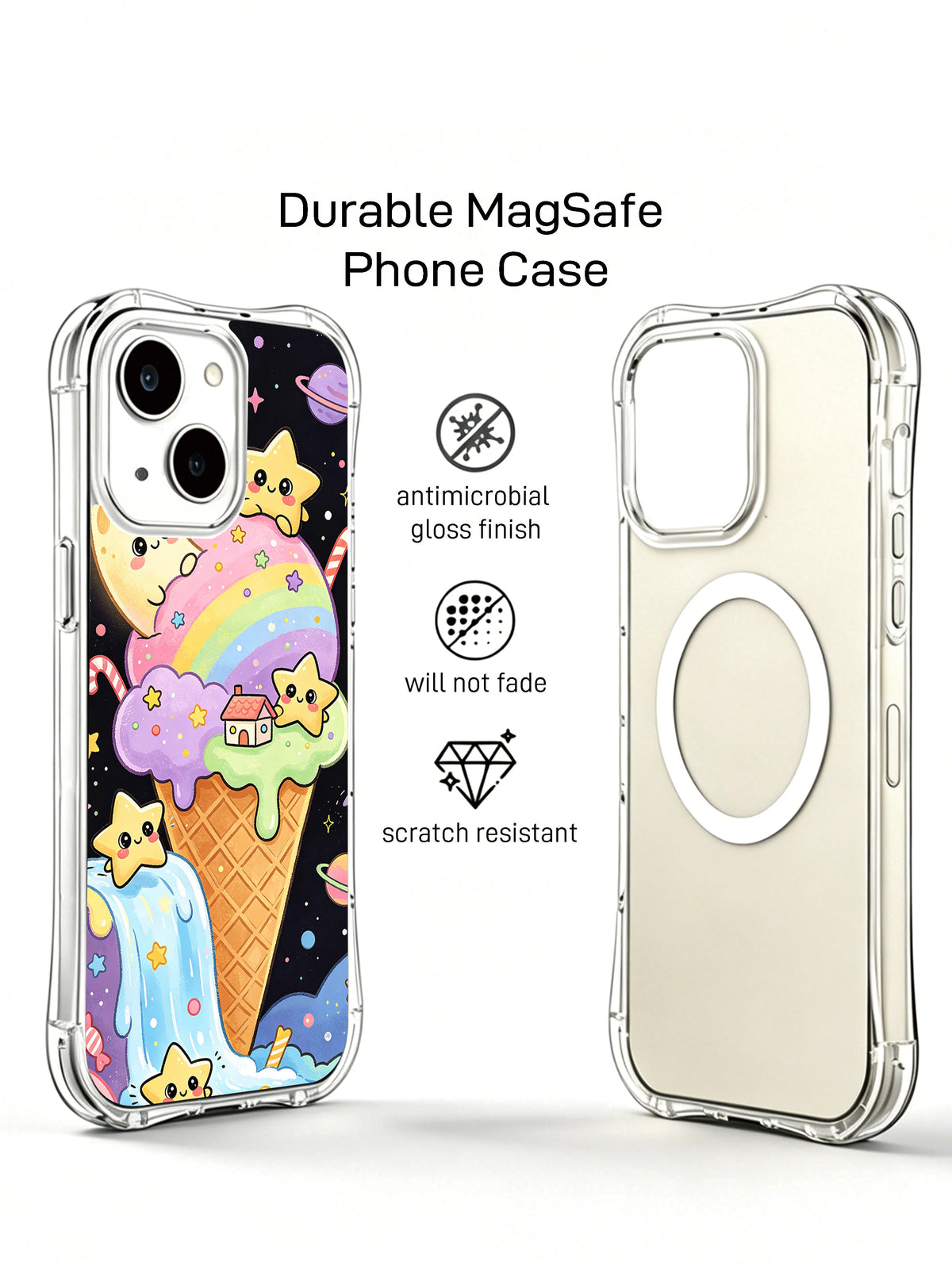 Supplied marketing graphic with unverified protection, fit or MagSafe statements