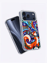 Angled view of Star-Song Fox iPhone 17 Pro Max case