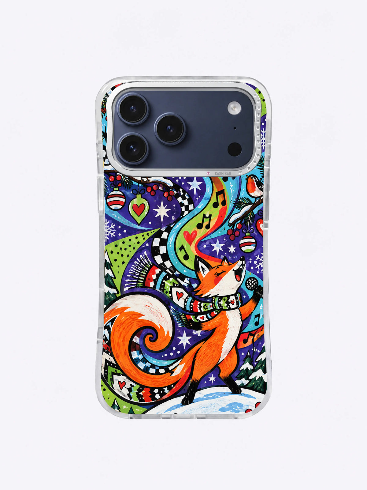 Heartbeat Melody Fox artwork on an iPhone case