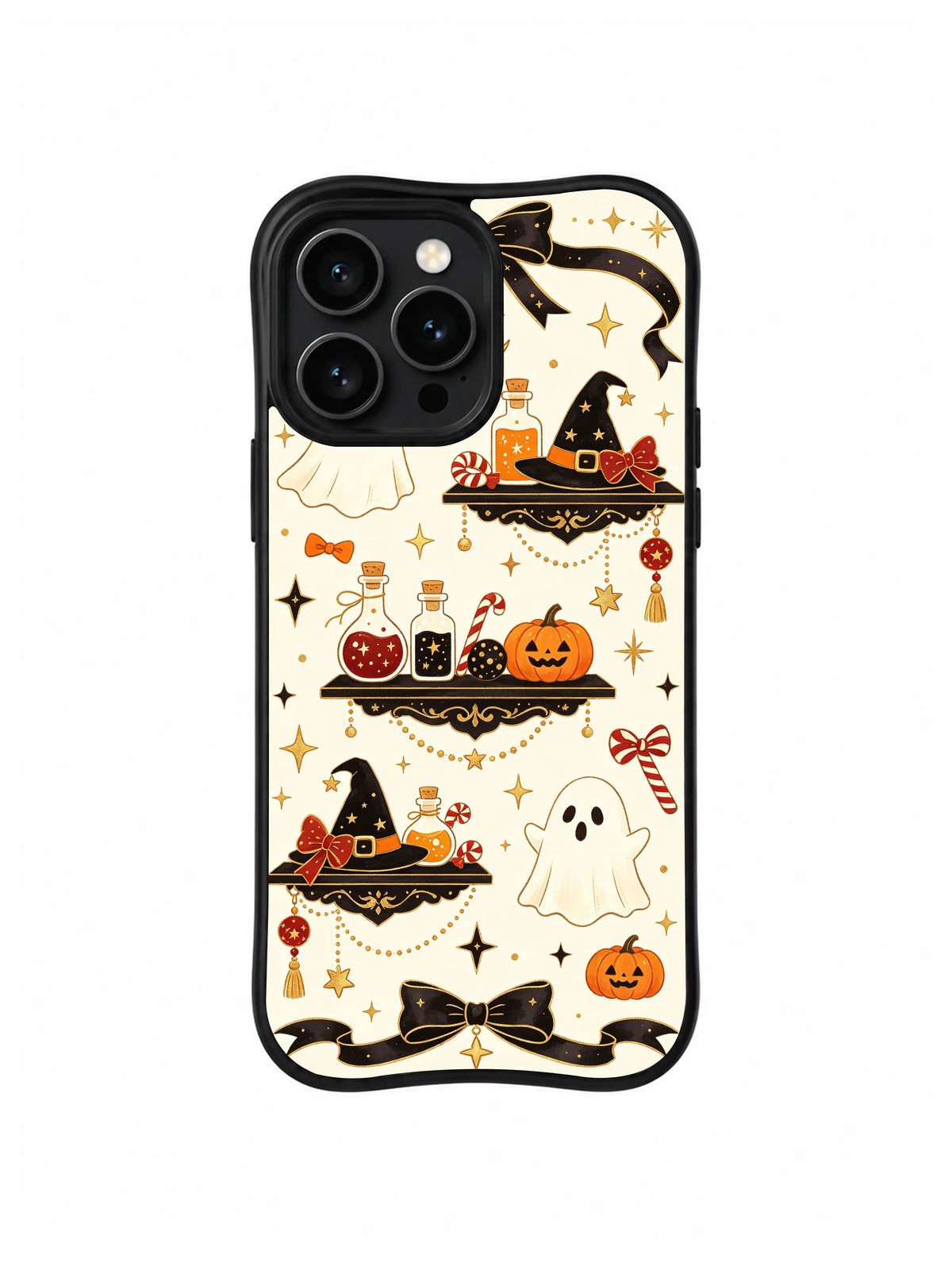 Ghostly Sweet Shelf pattern on iPhone 14 Pro case
