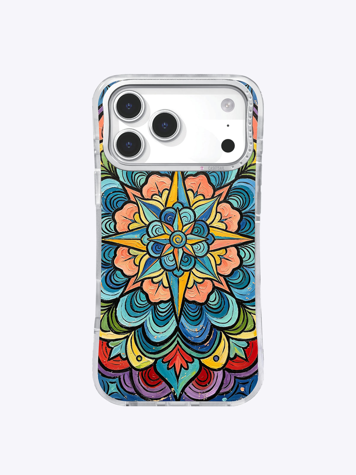 Product or handheld view of the Starflower Compass case