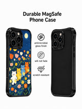 Celestial bear lantern artwork detail on iPhone 14 Pro Max case
