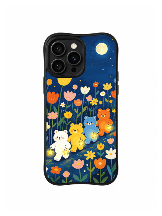Starlight Bear Parade celestial bear art iPhone 14 Pro Max case front view