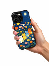 Moonlit bear parade iPhone 14 Pro Max case lifestyle image
