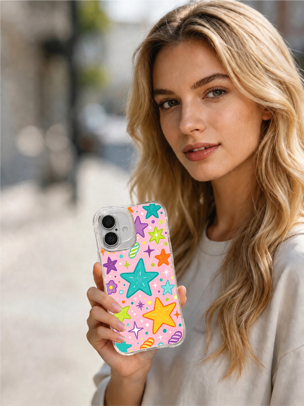 Product or handheld view of the Starlight Candy Universe case