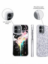 Starlight Mirage rhinestone camera frame detail