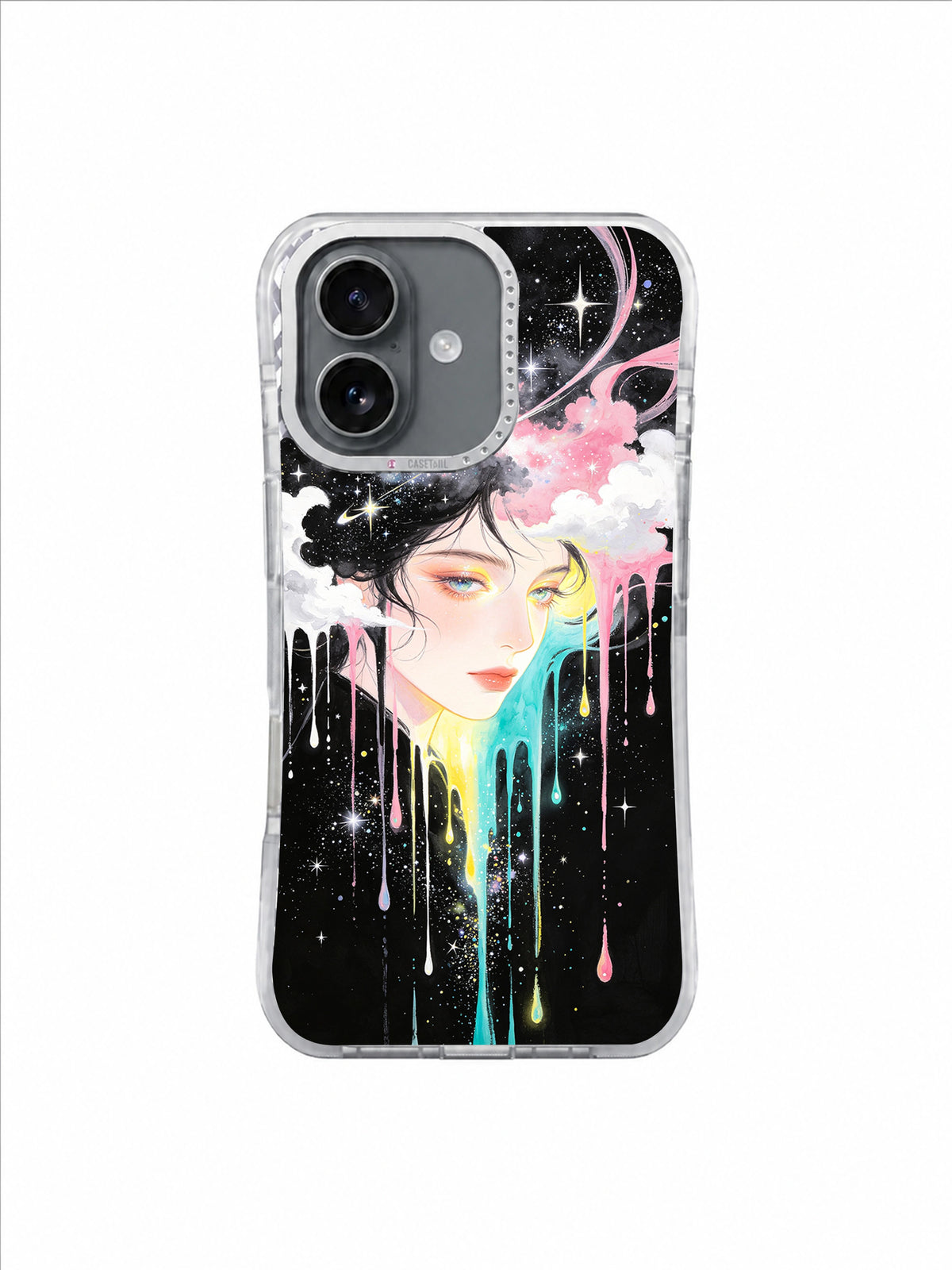 Pink Nebula Dream iPhone 17 case pattern
