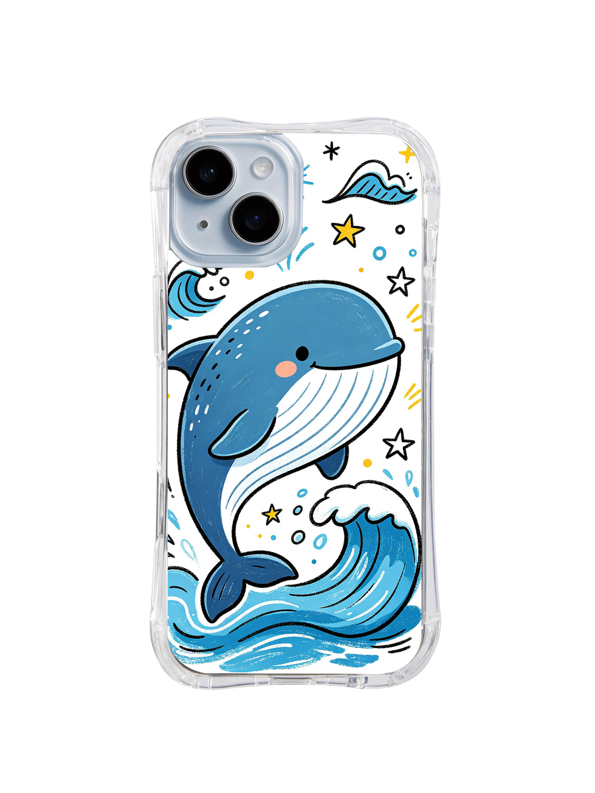 Product or handheld view of the Starlight Whale Child case