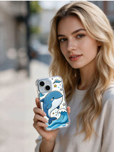 Product or handheld view of the Starlight Whale Child case
