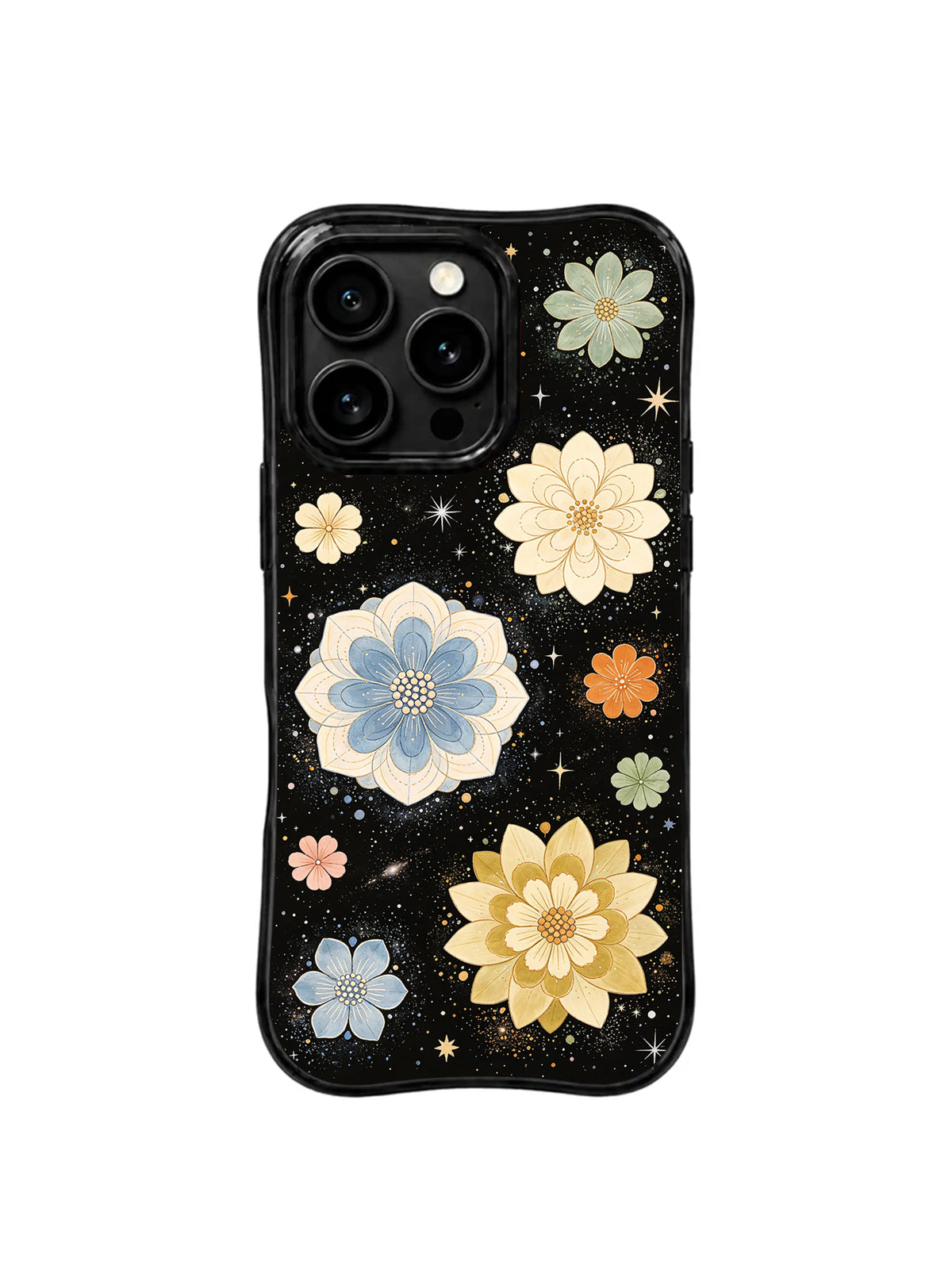 Starlit Petal Drift pattern iPhone 15 Pro case