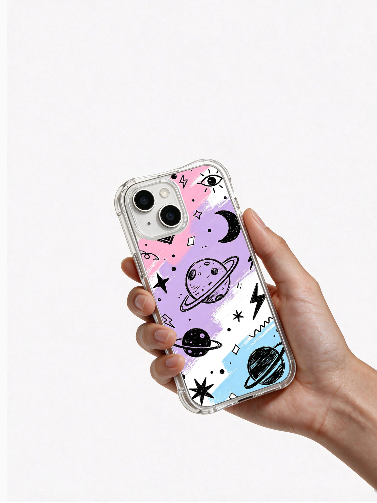 Product or handheld view of the Starlit Tender Riot case