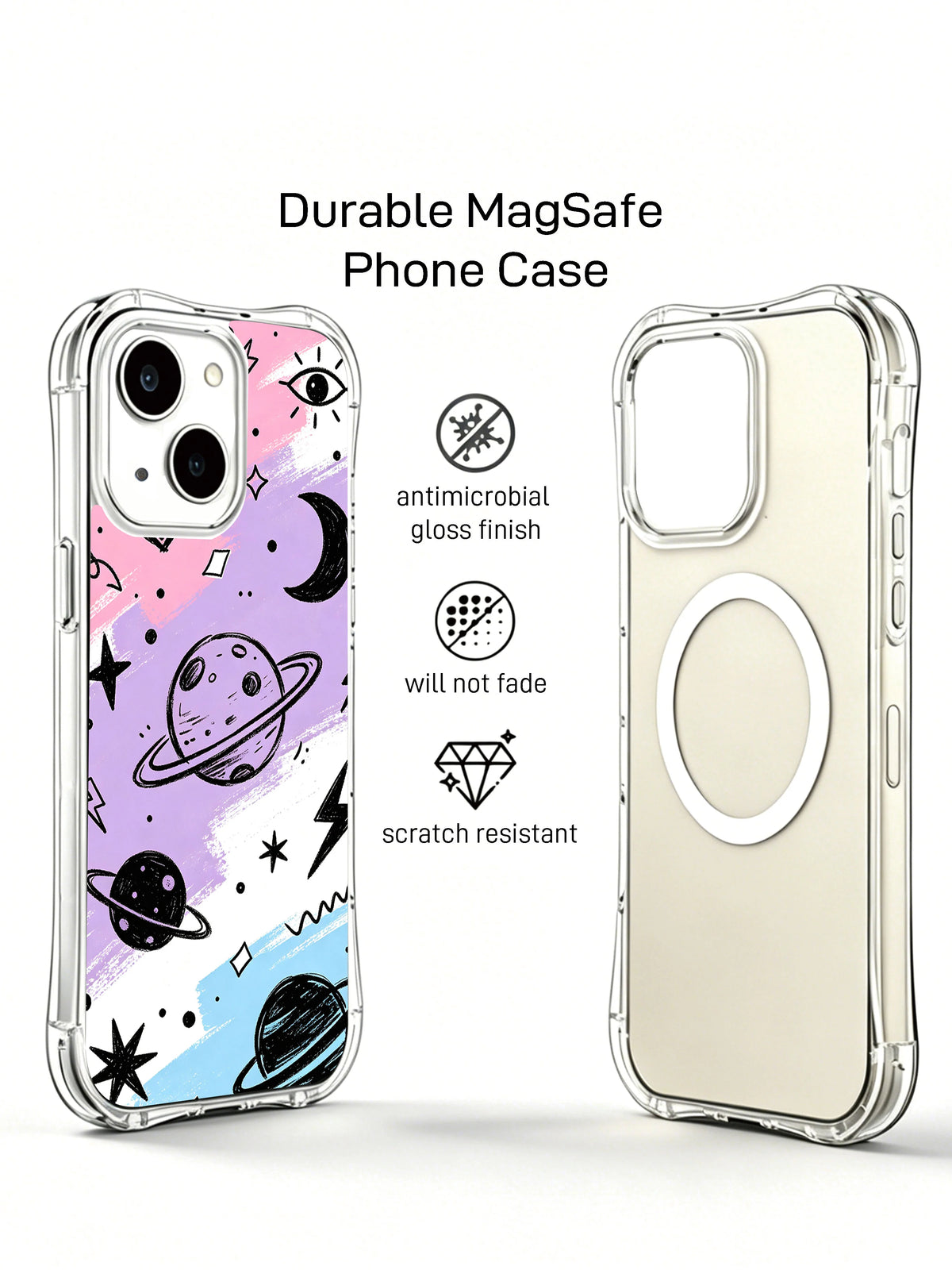 Supplied marketing graphic with unverified protection, fit or MagSafe statements