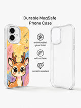 Starry Deer Wishes iPhone 16 Plus case celestial deer art detail