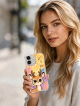 Starry Deer Wishes iPhone 16 Plus case lifestyle image