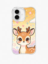 Tender Cloud Wish deer pattern iPhone 16 Plus case