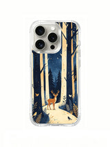 Starry Forest Path iPhone 16 Pro case front view