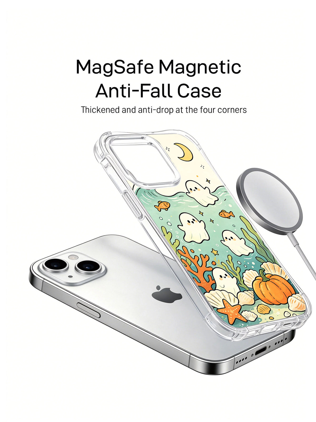 Starry Ghost Ocean Party iPhone 14 magnetic case