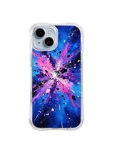 Cosmic Wall Burst celestial street art iPhone 15 Plus case