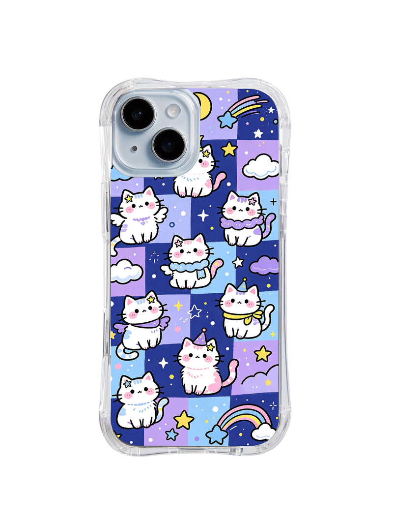 Starwish Cat Clouds iPhone Case