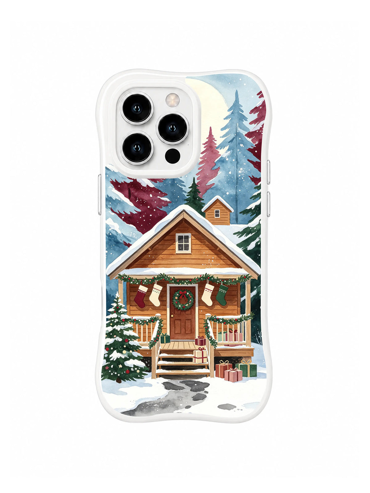 Stocking Porch Hollow iPhone 16 Pro case in Blue Pine Hollow artwork