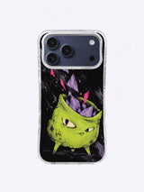 The Pocket That Held a Storm Diagonal Courage artwork on iPhone 17 Pro Max case