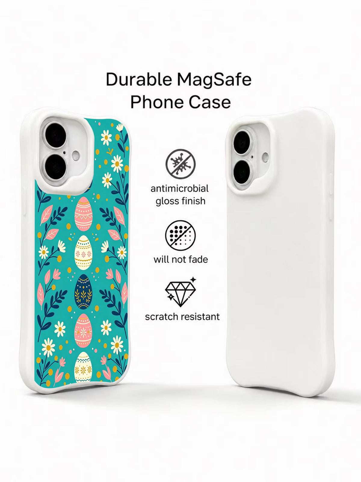 Storybook Easter Path: Illustrated case beside a second rear view in a promotional layout.