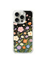 Storybook Flower Field pattern iPhone 15 Pro case