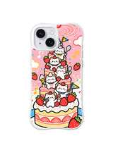 Sweetberry Bandstand pattern on iPhone 15 case