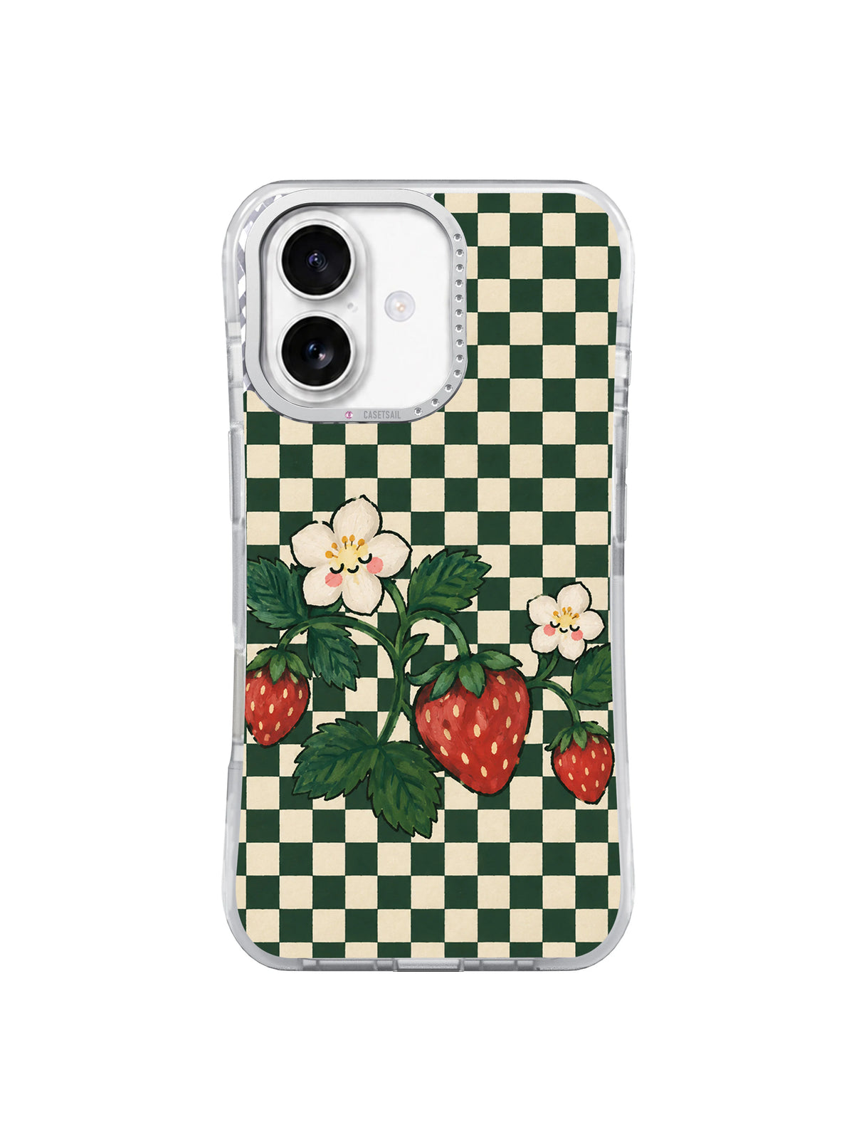 Strawberry Picnic No Appointment iPhone 17 case front view