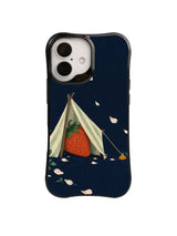 Quiet Shelter strawberry phone case artwork