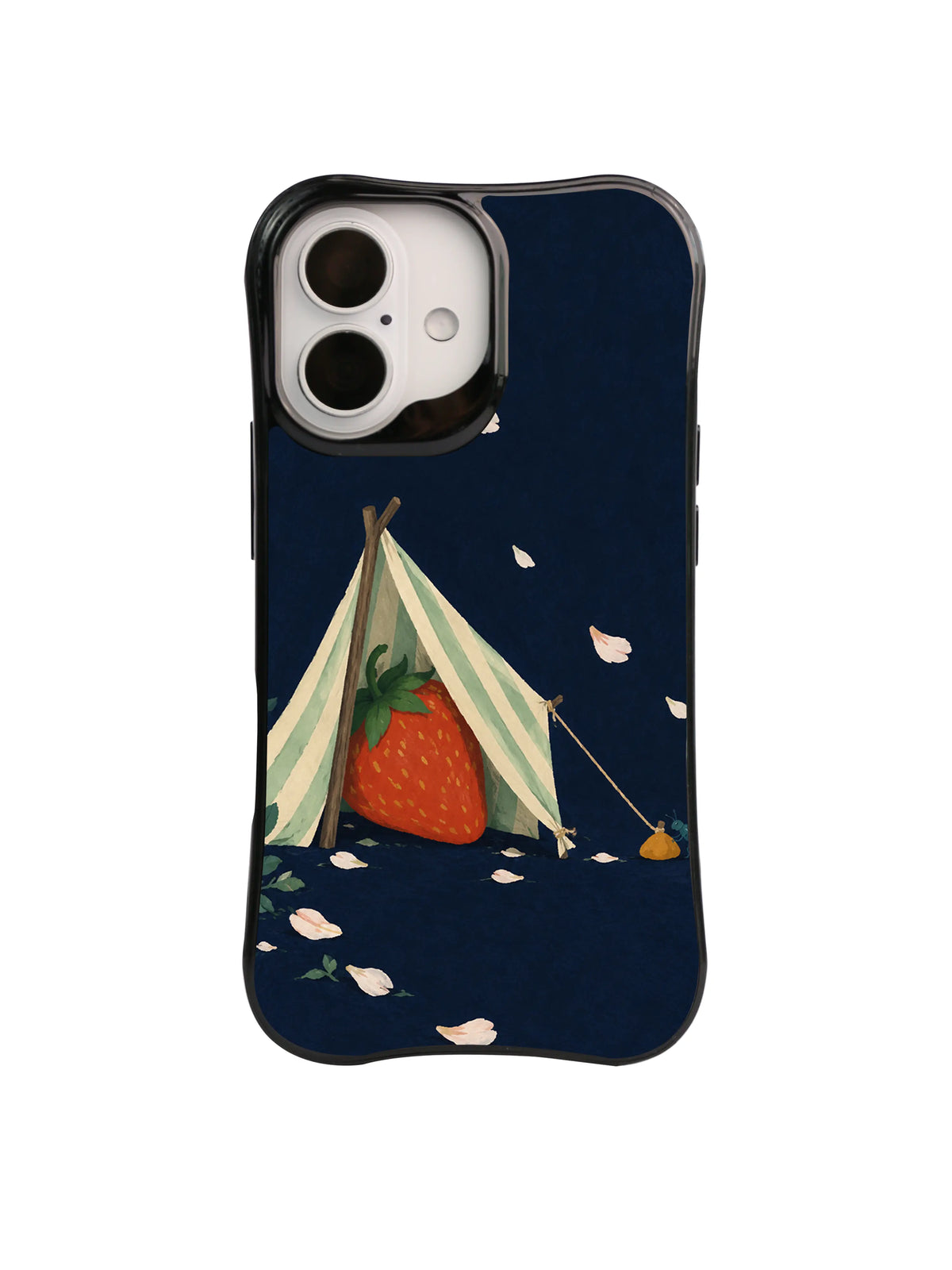 Quiet Shelter strawberry phone case artwork