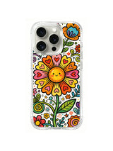 Smiling Sunflower Dance iPhone 14 Pro case pattern