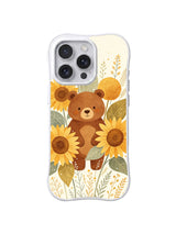 Sunflower Hug Bear pattern swatch