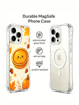 Sunlit Pie Festival: Illustrated case and a second rear phone view in a promotional layout.