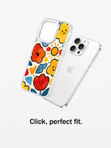 rhinestone camera frame floral phone case detail