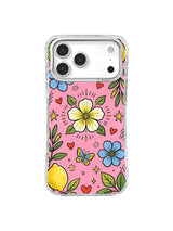 Sunny Bloom Butterfly Garden pattern for iPhone 17 Pro Max case