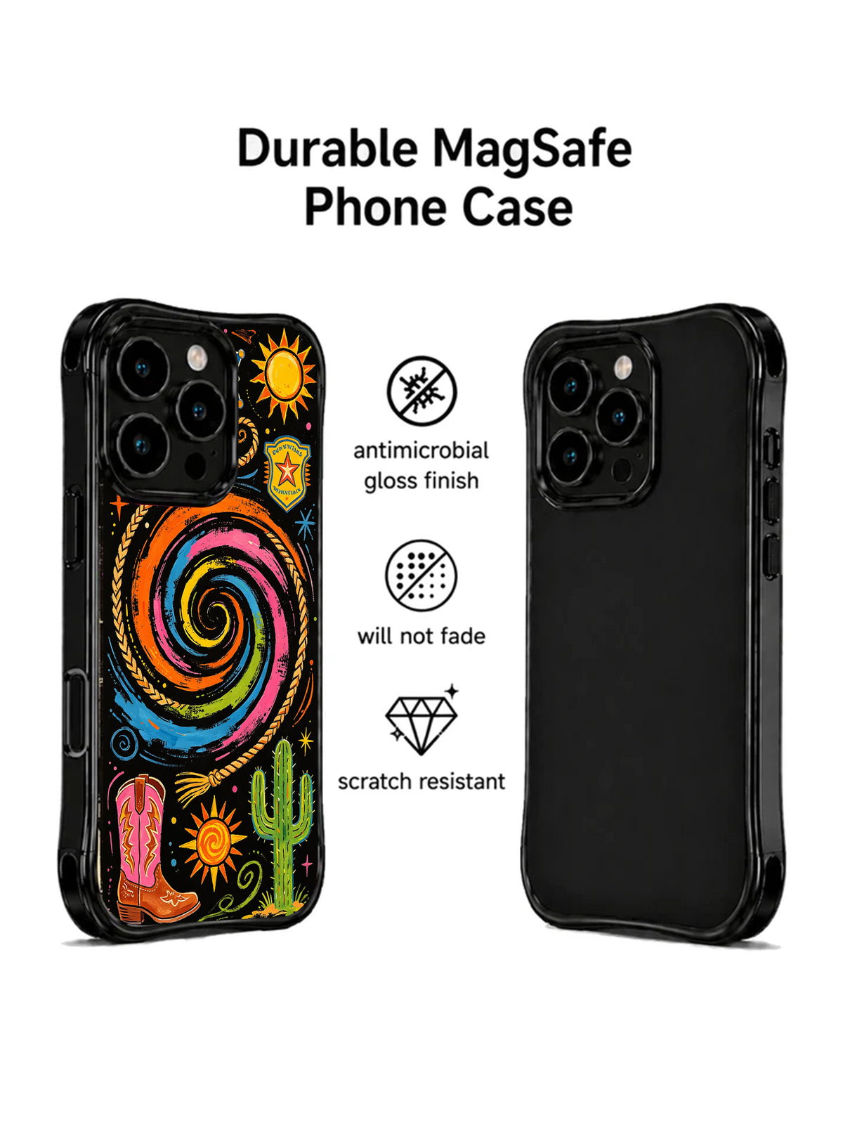 Sunny Rodeo artist-designed phone case side view