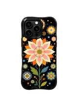 Sunrise Lotus Garden iPhone 15 Pro case pattern