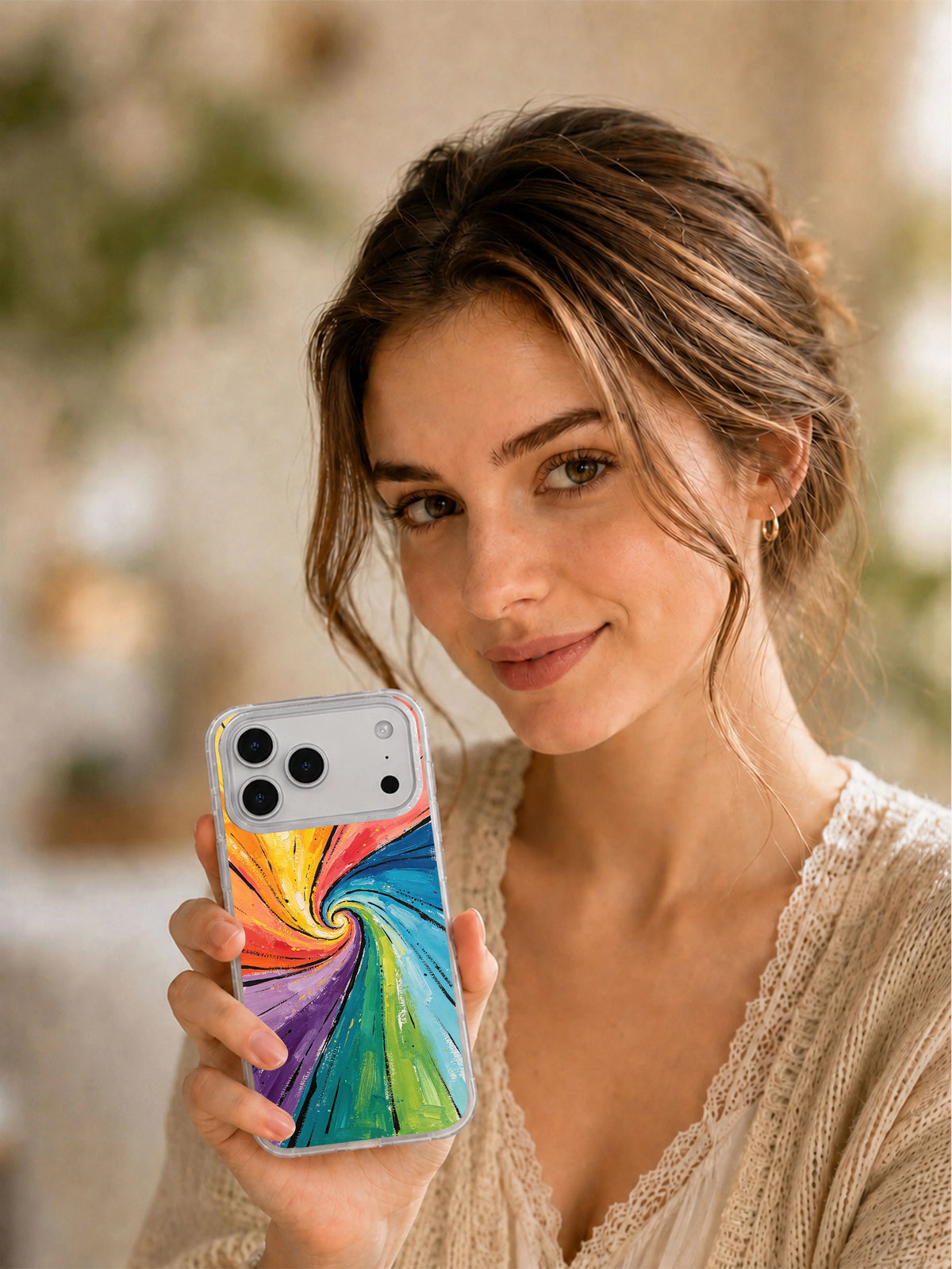 Product or handheld view of the Sunrise Momentum case