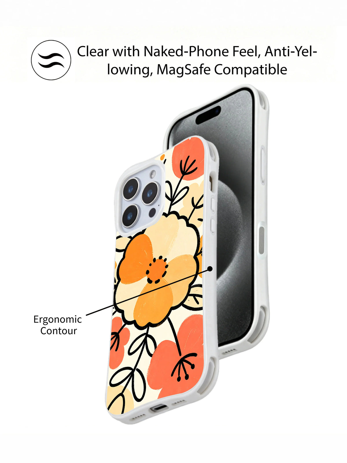 Supplied marketing graphic with unverified protection, fit or MagSafe statements